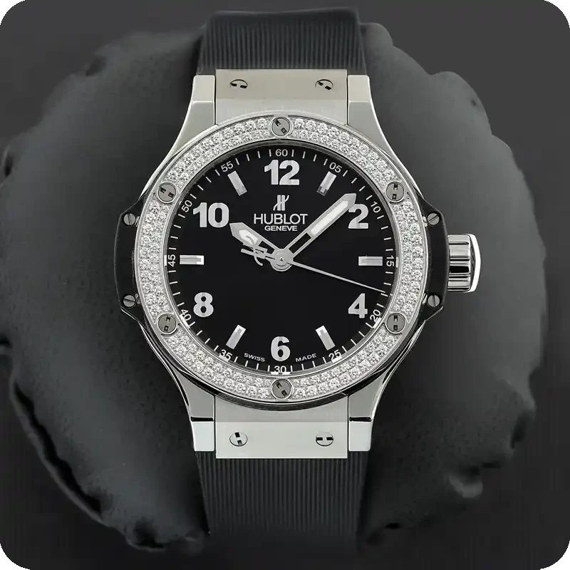 ساعت مچی هابلوت زنانه دور نگین Hublot 03.webp